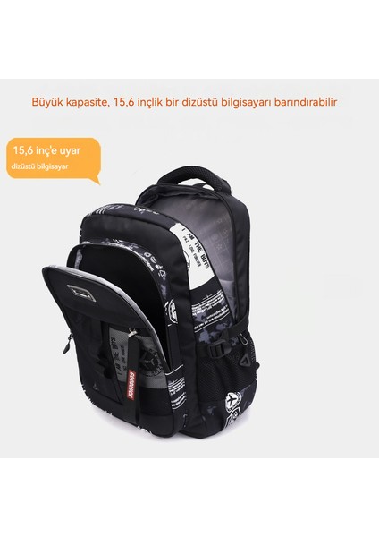 Su Geçirmez Büyük Kapasiteli Öğrenci Okul Çantası (Yurt Dışından) modelleri
