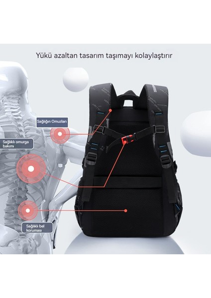 Su Geçirmez Büyük Kapasiteli Öğrenci Okul Çantası (Yurt Dışından) fırsatları