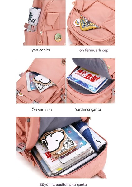 Su Geçirmez Büyük Kapasiteli Öğrenci Okul Çantası (Yurt Dışından) fırsatları