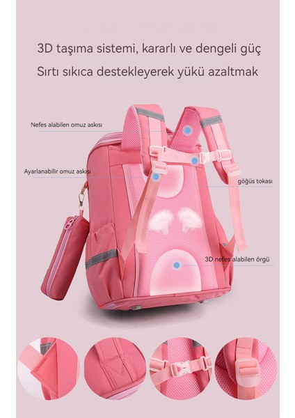 Su Geçirmez Büyük Kapasiteli Çocuk Okul Çantası, Omurga Yükü Azaltmak (Yurt Dışından) fiyatları