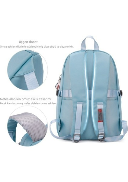 Su Geçirmez Büyük Kapasiteli Öğrenci Okul Çantası (Yurt Dışından) fiyatları