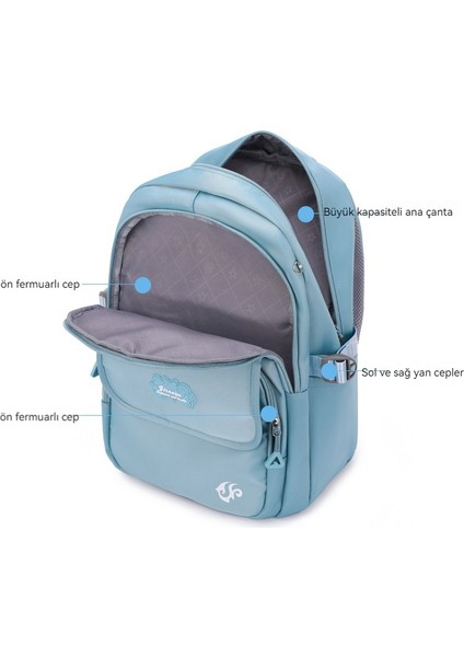 Su Geçirmez Büyük Kapasiteli Öğrenci Okul Çantası (Yurt Dışından) modelleri