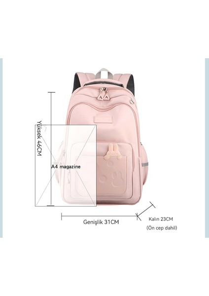 Su Geçirmez Büyük Kapasiteli Öğrenci Okul Çantası, Hafif ve Nefes Alabilir (Yurt Dışından) fırsatları