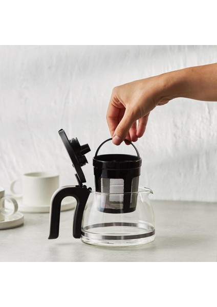 Just Coffee Aroma 2 In 1 Filtre Kahve ve Çay Demleme Makinesi Bej