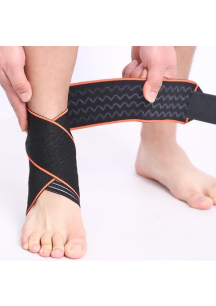 Bandaj Sarılı Spor Ayak Bileği Ateli-Mavi Tek Değer (Yurt Dışından)