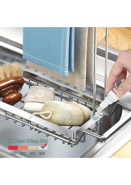 Depolama RAFI-304 Büyük Lavabo Geri Çekilebilir Depolama Sepeti (Yurt Dışından) modelleri