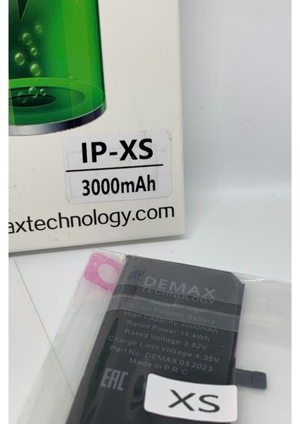 Apple iPhone Xs Güçlendirilmiş 3000 Mah Batarya