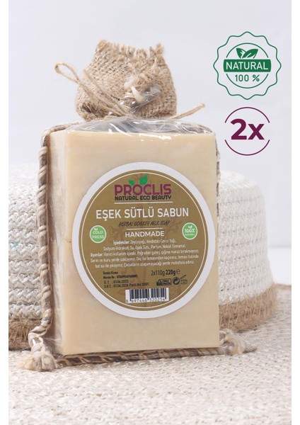 Doğal Eşek Sütlü El Yapımı Sabun Çiftli
