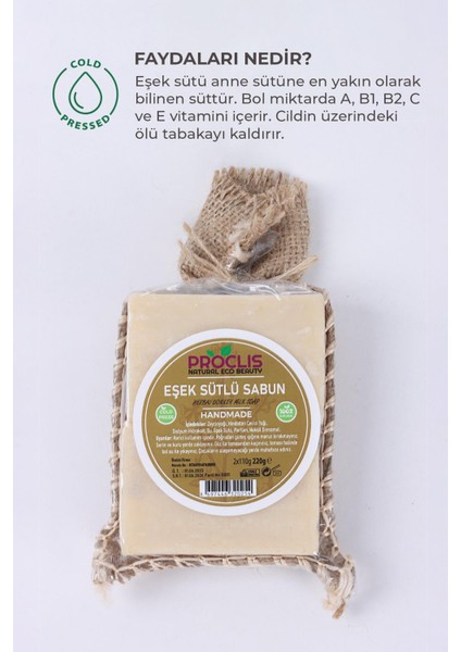 Doğal Eşek Sütlü El Yapımı Sabun Çiftli fiyatları