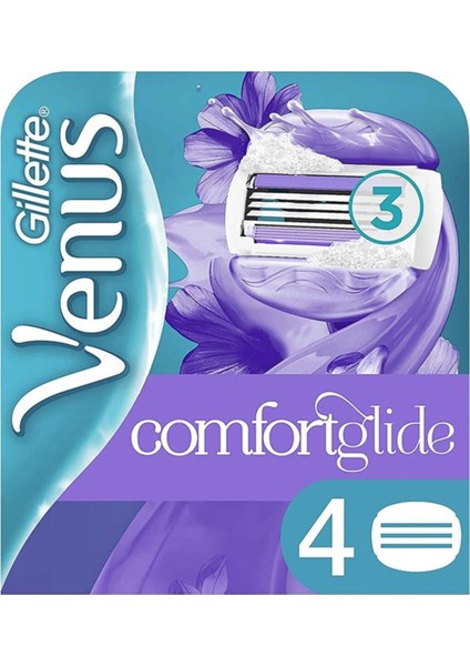 Venüs Venus Comfort Glide Breeze 4'lü Yedek Başlık 7702018886364