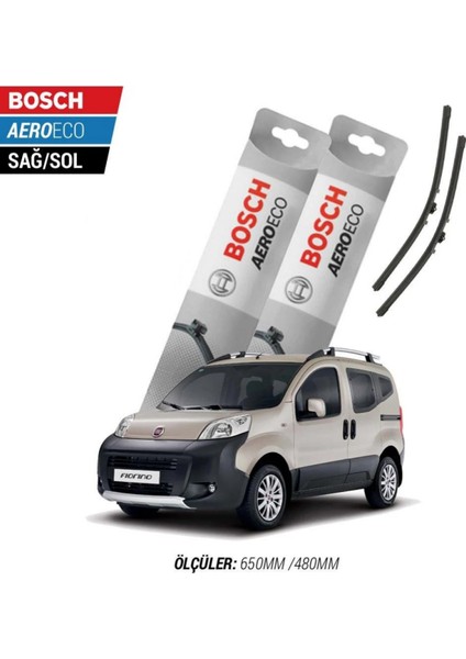 Fiat Fiorino 2010 Model Bosch Aeroeco Muz Silecek Takımı