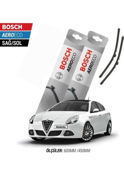 Alfa Romeo Giulietta 2015 Model Bosch Aeroeco Muz Silecek Takımı