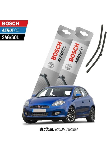 Fiat Bravo 2009 Model Bosch Aeroeco Muz Silecek Takımı