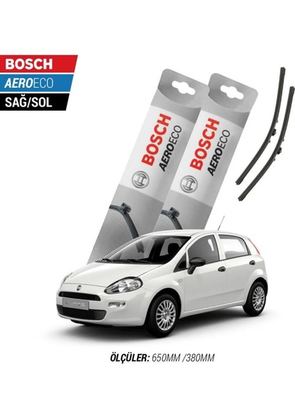 Fiat Punto 2008 Model Bosch Aeroeco Muz Silecek Takımı