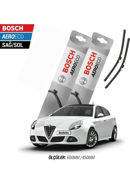 Alfa Romeo Giulietta 2020 Model Bosch Aeroeco Muz Silecek Takımı