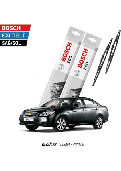 Chevrolet Epica 2009 Model Silecek Takımı Bosch Eco (Telli)