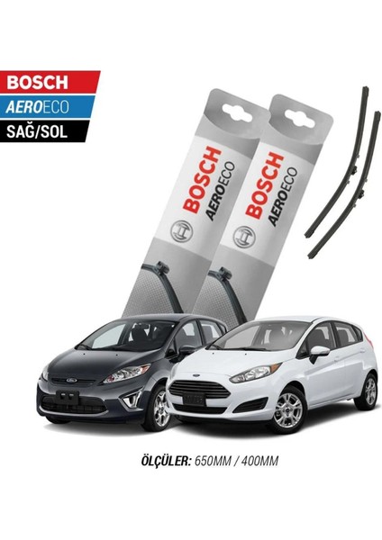 Ford Fiesta 2010 Model Bosch Aeroeco Muz Silecek Takımı