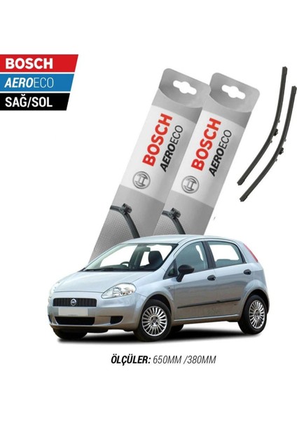 Fiat Grande Punto 2009 Model Bosch Aeroeco Muz Silecek Takımı