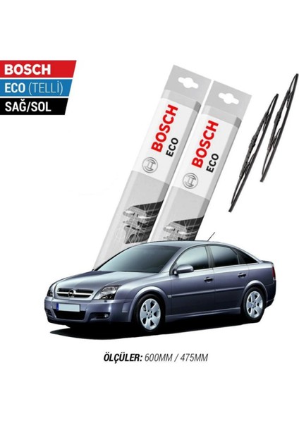 Opel Vectra C 2003 Model Silecek Takımı Bosch Eco (Telli)