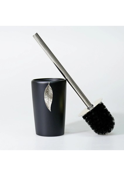 Leaf Banyo Seti Siyah-Gümüş fırsatları