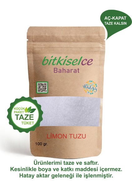 Premium Kalite Limon Tuzu "Sihirli Dokunuş" 250 gr.