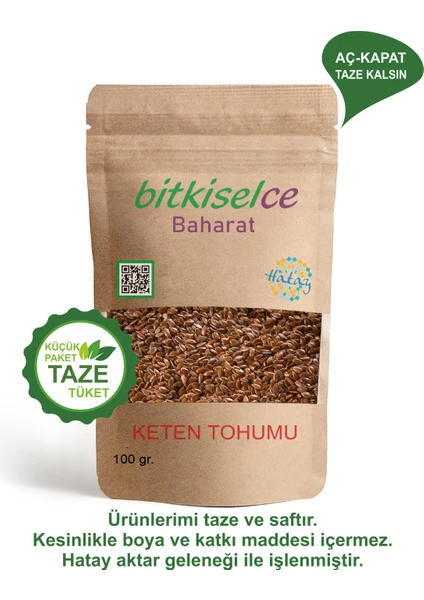 Premium Kalite Hatay’ın Sağlık Hazinesi: Doğal Keten Tohumu 200 gr.