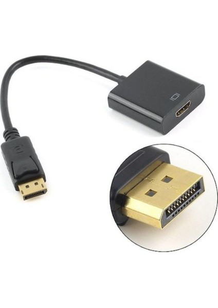 Displayport To Hdmı Çevirici Adaptör Kablosu