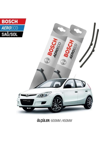 Hyundai I30 2009 Model Bosch Aeroeco Muz Silecek Takımı