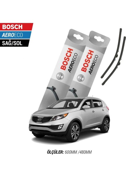 Kia Sportage 2011 Model Bosch Aeroeco Muz Silecek Takımı