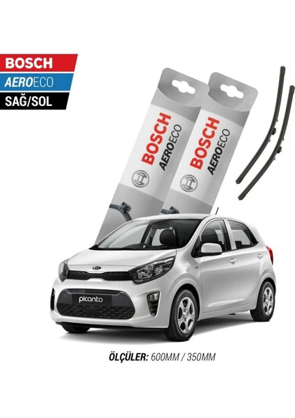 Kia Picanto 2017 Model Bosch Aeroeco Muz Silecek Takımı