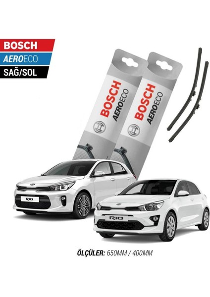 Kia Rio 2017 Model Bosch Aeroeco Muz Silecek Takımı