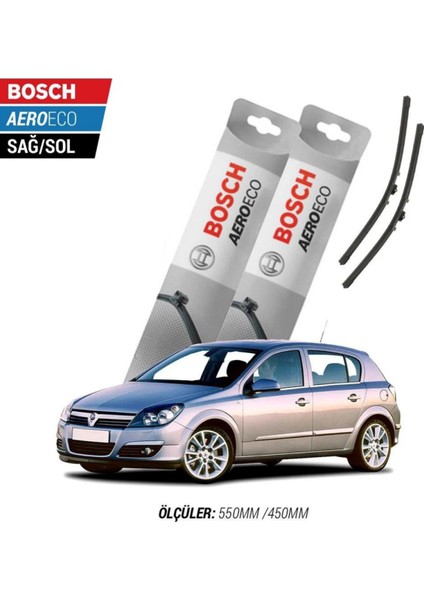 Opel Astra H 2008 Model Bosch Aeroeco Muz Silecek Takımı