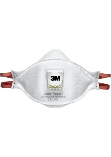 ™ Aura™ 9332 Ffp3 Ventilli Solunum Koruyucu Maske - 10`lu Paket