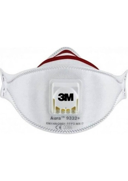 ™ Aura™ 9332 Ffp3 Ventilli Solunum Koruyucu Maske - 10`lu Paket