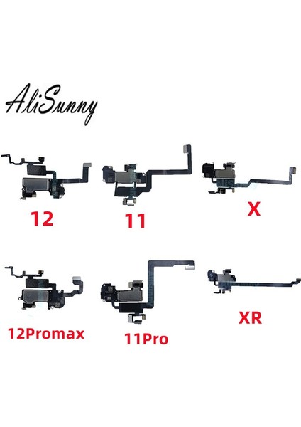 Üst Ön Kulaklık Flex Kablo iPhone 11 12 Pro Max x Xs Xr Sensörü Yakınlık Küçük Kulaklık Kulak Hoparlör Kulaklık Parçaları (Yurt Dışından) fırsatları