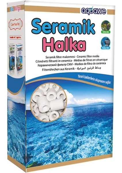 Akvaryum Seramik Halka 350 gr Filtre Malzemesi