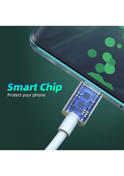 7A USB C Tipi Kablo 100 W Hızlı Şarj Kablosu Usb-C Şarj Veri Kablosu Cep Telefonu C Tipi Kablo Samsung S21 Ultra S20 Poco (Yurt Dışından)