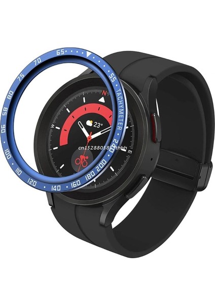 Izle Tampon Kapak Çizilmez Halka Samsung Galaxy Watch5 Pro Için Uyumlu Çerçeve Halkası Çerçeve Metal (Yurt Dışından) fiyatları
