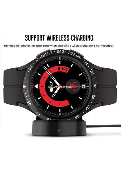 Izle Tampon Kapak Çizilmez Halka Samsung Galaxy Watch5 Pro Için Uyumlu Çerçeve Halkası Çerçeve Metal (Yurt Dışından) indirimleri