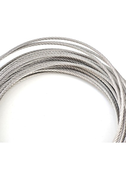 10 Metre 0.3-2mm 304 Paslanmaz Çelik Tel Halat Kablo Esnek Korkuluk 1x7/7x7 (Yurt Dışından) modelleri