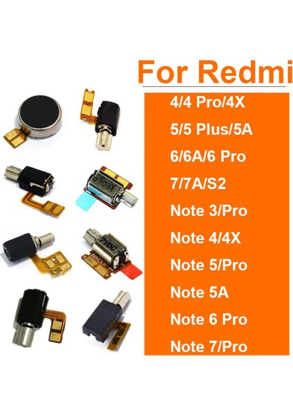 Motor Modülü Xiaomi Redmi Için Not 4 4x Not 5 5A Not 6 7 Pro Titreşim Flex Kablo Redmi 4x 5 Artı 6 6A 7 7A S2 Y2 (Yurt Dışından)