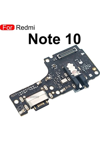 Xiaomi Redmi Için Not 10 USB Şarj Portu Mikrofon Mikrofon Konektörü Ana Anakart ve LCD Flex Kablo Yedek Parçaları (Yurt Dışından)