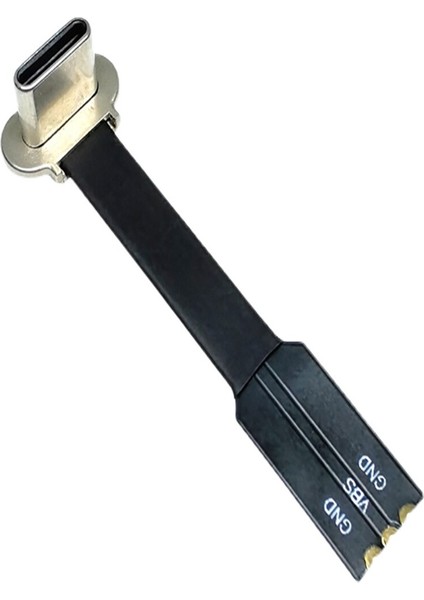 1/2/5/10 Adet 3pin Samsung S8/s9 Hızlı Şarj Erkek Fiş Tipi C USB Düz Yumuşak Flex Kablo Metal Dock 3 P 3 Pin (Yurt Dışından)