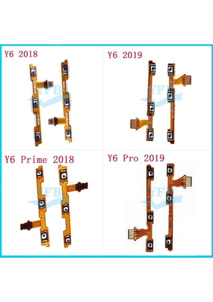 Huawei Y9 Y7 Y6 -2 Pro Y5 Prime Lite Keyfini Çıkarın 7 8 9 Artı 2017 2018 2019 Güç Açma Kapama Düğmesi Ses Anahtarı Anahtar Flex Kablo (Yurt Dışından) fiyatları