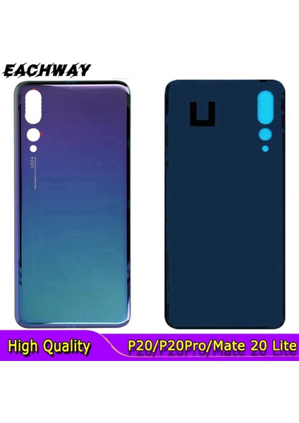 Arka Kapak Için Huawei P20 Pro Pil Kapağı P20 Arka Kapı Mate 20 Lite Konut Case Arka Telefon Için Huawei P20 Lite Pil Kapağı (Yurt Dışından)