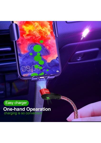 Twitch Manyetik Mikro USB Kablosu Tip C 90 Derece USB C Kablosu Samsung Xiaomi iphone Manyetik Şarj Cihazı Hızlı Şarj Veri Kablosu (Yurt Dışından) modelleri