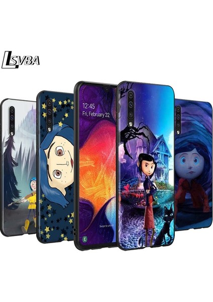 Coraline ve Sihirli Kapı Arka Silikon Telefon Kılıfı Için Samsung Galaxy A90 A80 A70S A60 A50S A40 A20E A20 A10S Yumuşak Siyah Kapak (Yurt Dışından)