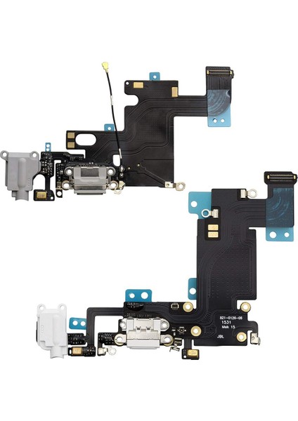 USB Şarj Bağlantı Noktası Dock Bağlantı Flex Kablo + Mikrofon + Kulaklık Ses Jakı Yedek Parça iPhone 6g 6 Artı 6 S Artı (Yurt Dışından)