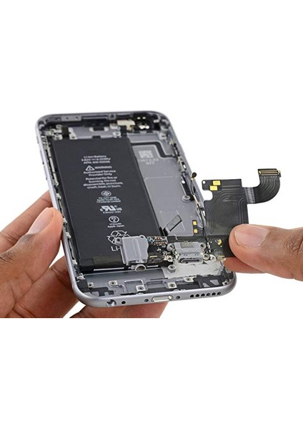 USB Şarj Bağlantı Noktası Dock Bağlantı Flex Kablo + Mikrofon + Kulaklık Ses Jakı Yedek Parça iPhone 6g 6 Artı 6 S Artı (Yurt Dışından)