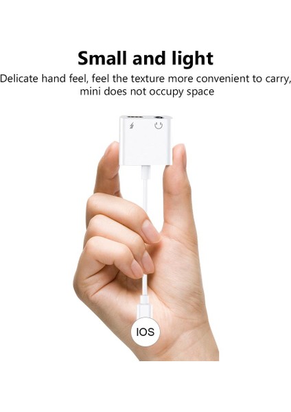In 1 Ses Adaptörü Şarj Kulaklık Kablosu iPhone 11 12 Pro Max Xxs Aux Jack Kulaklık Aydınlatma 3.5mm Kulaklık Ayırıcı (Yurt Dışından) fırsatları